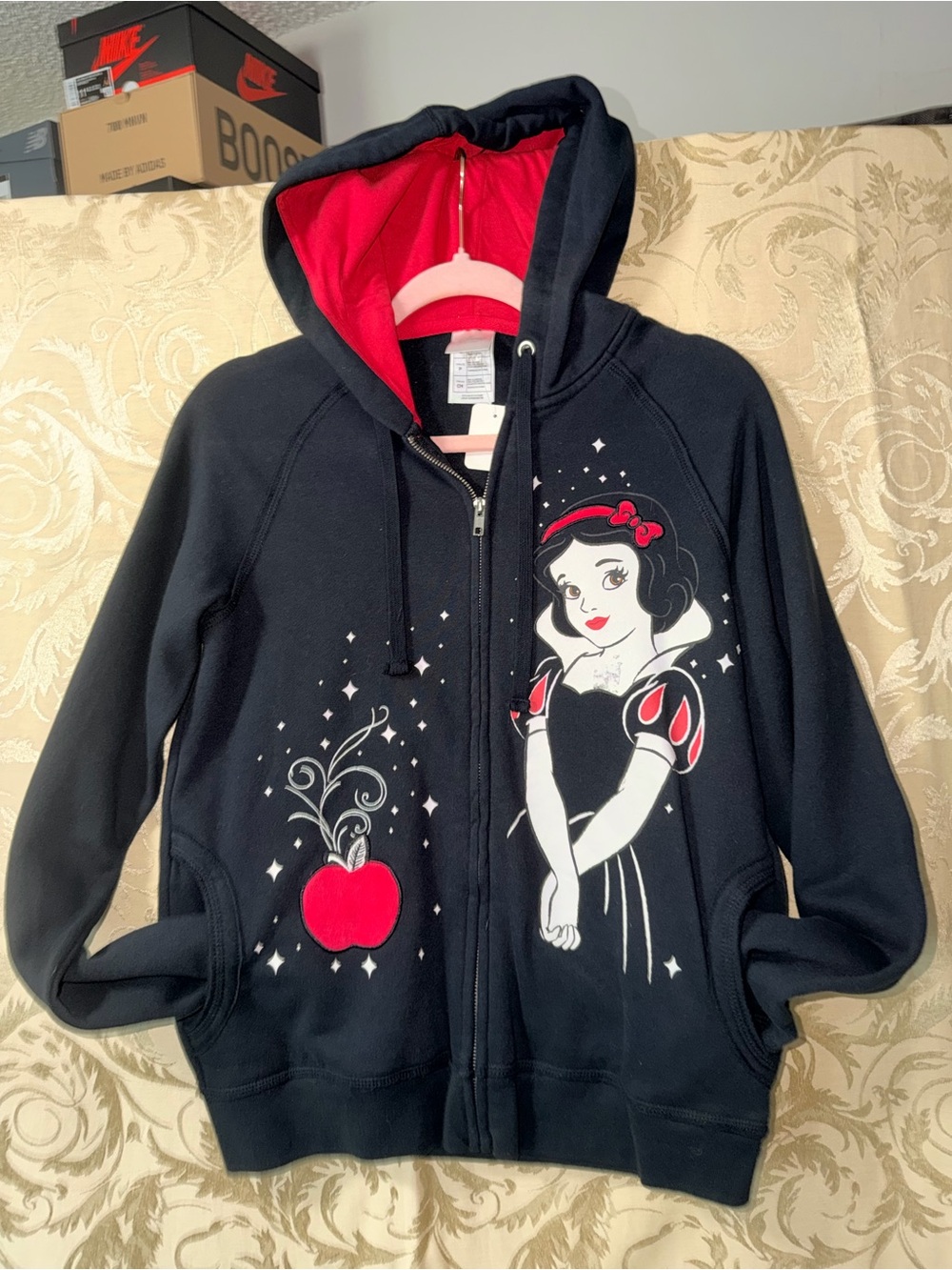 Disney Black & Red Snow White Zip Hoodie